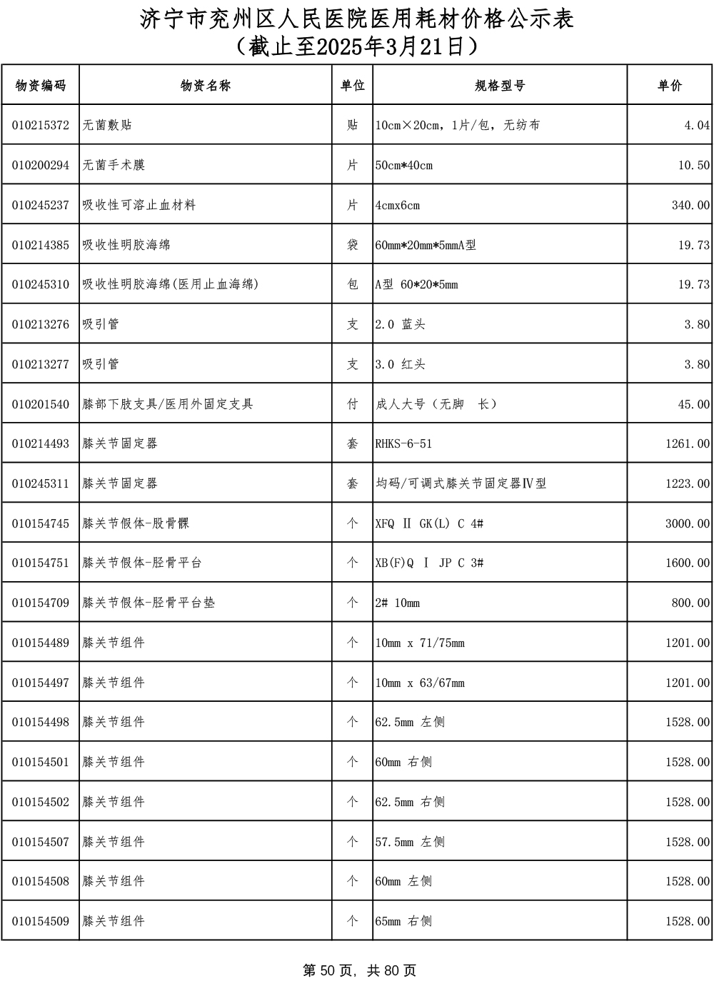 济宁市兖州区人民医院医用耗材价格公示表-50.jpg