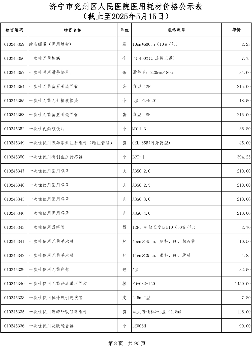 济宁市兖州区人民医院医用耗材价格公示表-8.jpg