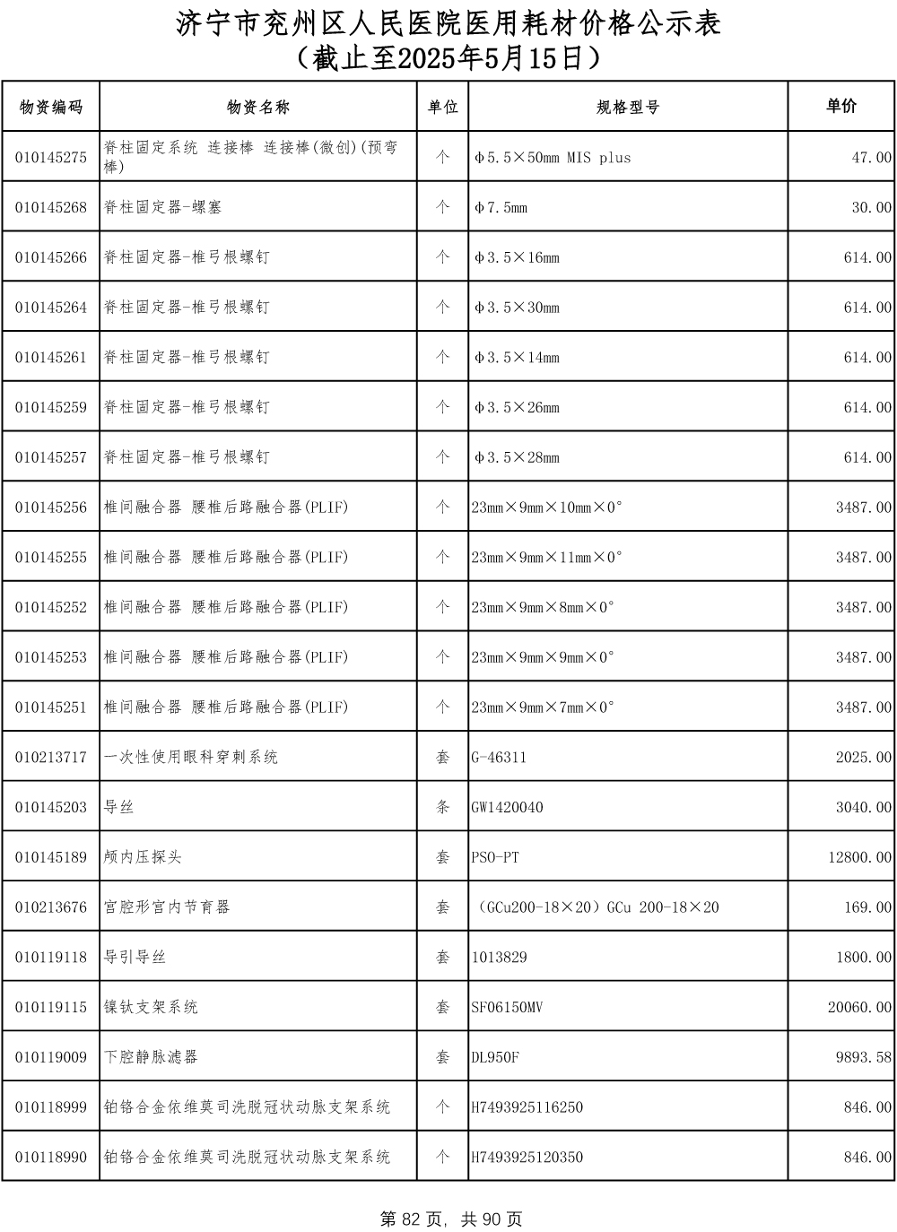 济宁市兖州区人民医院医用耗材价格公示表-82.jpg