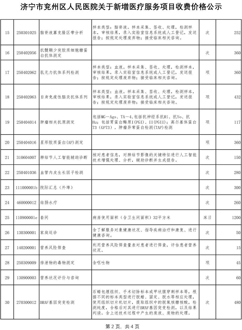 济宁市兖州区人民医院关于新增医疗服务项目收费价格公示-2.jpg